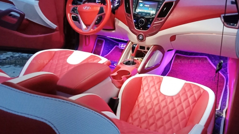 Bọc ghế da công nghiệp ô tô Hyundai Veloster: Cao cấp, Form mẫu chuẩn, mẫu mới nhất
